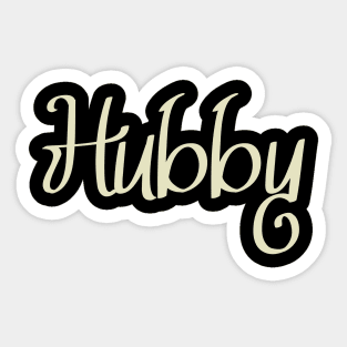 Hubby Sticker